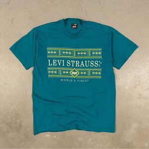 Vintage 90s Levi’s Strauss Western Retro Essential Tee T-Shirt Size Large